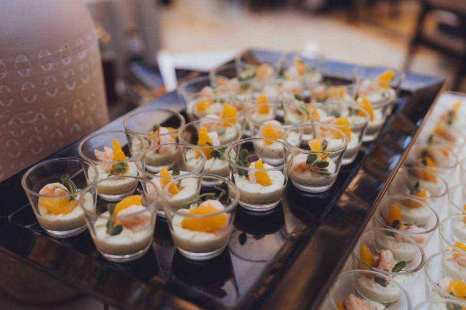 Desserts of the gala dinner