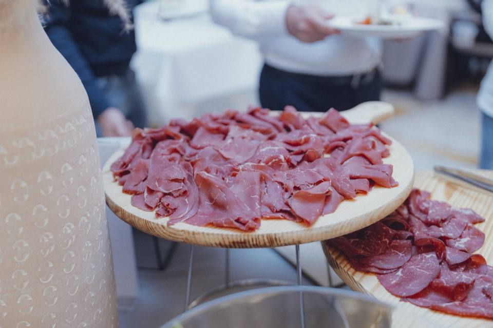 The evening's gastronomic selection