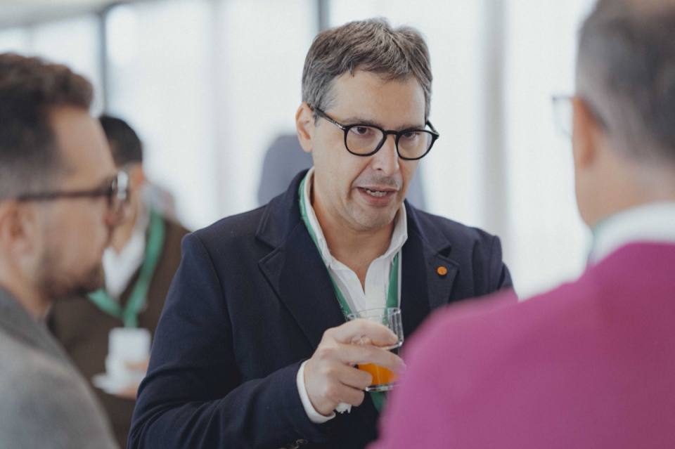 A toast among attendees